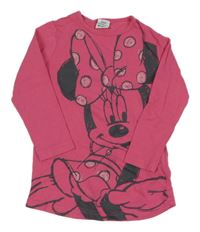 Tmavorůžová tunika s Minnie TCM