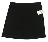 Čierna elastická sukňa s všitými kraťasy Nutmeg