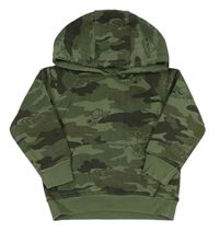 Army mikina se stavebními stroji a kapucí M&Co.