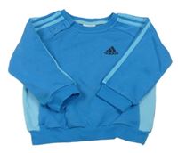 Modrá mikina s logom Adidas