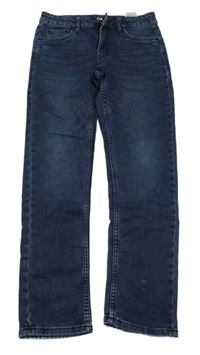 Tmavomodré teplákové slim rifle C&A