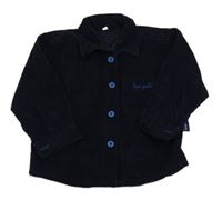 Tmavomodrá manšestrová košile