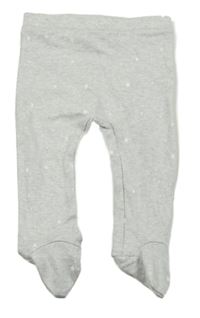 Šedé melírované polodupky s hviezdami Matalan