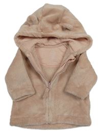 Staroružová chlpatá prepínaci mikina s kapucňou s uškami F&F