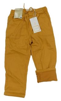 Nové - Medové podšité kalhoty Orchestra