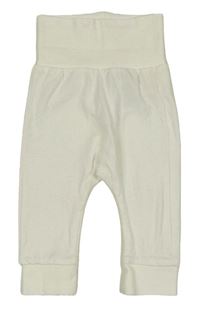 Biele ľahké tepláky H&M