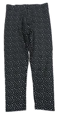 Čierne vzorované crop legíny Primark