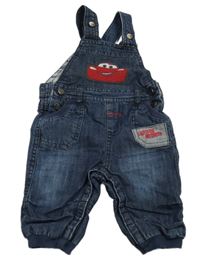 Tmavomodré podšité laclové rifle s Cars C&A