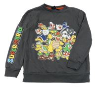 Tmavošedá mikina s Mariem Primark