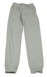 Šedé melírované tepláky 