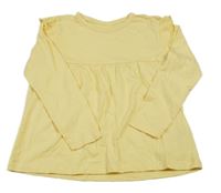 Žluté triko s volánky dunnes