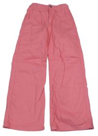 Růžové široké rifle 