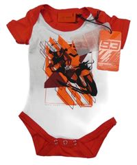 Nové - bílo-červené body motorkou 