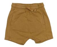 Hnědé teplákové baggy kraťasy George