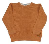 Broskvový vzorovaný sveter H&M