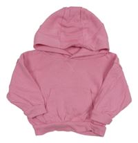 Růžová mikina s kapucí Primark