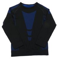 Čierno-modré funkčné tričko Crivit