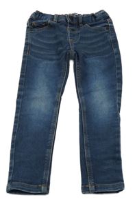 Tmavomodré teplákové skinny rifle Next