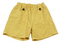 Horčicové kraťasy Shein