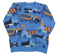 Modrá mikina s autami Nutmeg