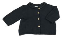 Antracitový propínací svetr H&M