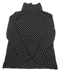 Čierno-biely vzorovaný rolák H&M