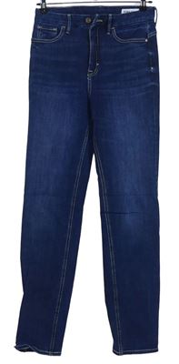 Dámské tmavomodré skinny rifle M&S vel. 10L