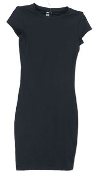Dámské tmavošedé tričkové šaty H&M