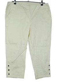 Dámské smetanové capri kalhoty Freemans 