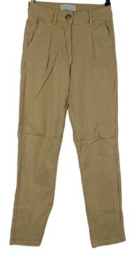 Dámské béžové chino kalhoty Primark 