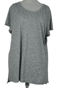 Dámské šedé melírované tričko M&S