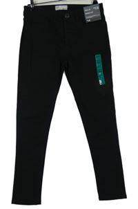 Nové - Dámské černé skinny rifle Denim 