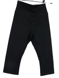 Dámské černé sportovní capri legíny H&M