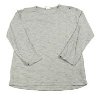 Sivé melírované tričko H&M