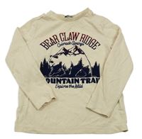 Béžové triko s medvědem a nápisem George