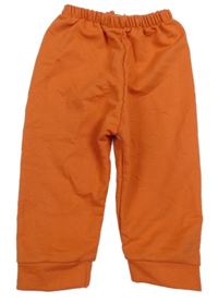 Oranžové lehké tepláky  