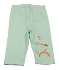 Belasé capri legíny s obrázkom