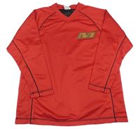 Červené športové tričko s písmenem Funboard