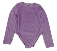 Lila třpytivé sametové body TU