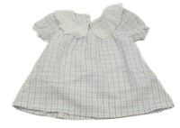 Farebné kockované krepové šaty Dunnes