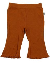 Tehlové rebrované tepláky