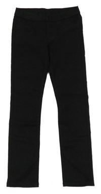 Černé elastické skinny kalhoty H&M