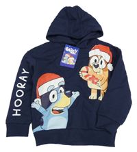Nové - Tmavomodrá mikina s Bluey a Bingem a kapucí Primark