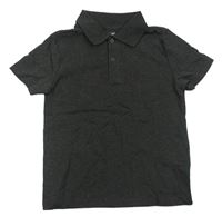 Tmavosivé polo tričko zn. H&M
