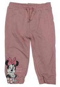 Světlerůžové tepláky s Minnie Primark