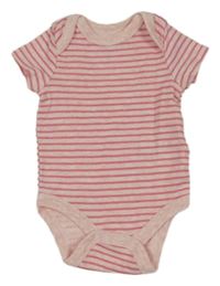 Ružové pruhované body