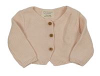 Broskvový propínací svetr Primark