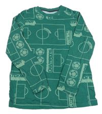 Tmavozelené tričko s míčemi George