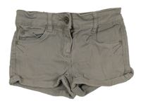 Šedé riflové kraťasy Vertbaudet