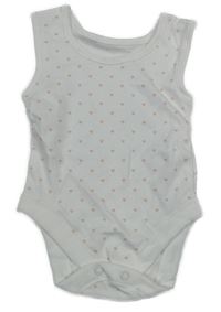 Biele body so srdiečkami George